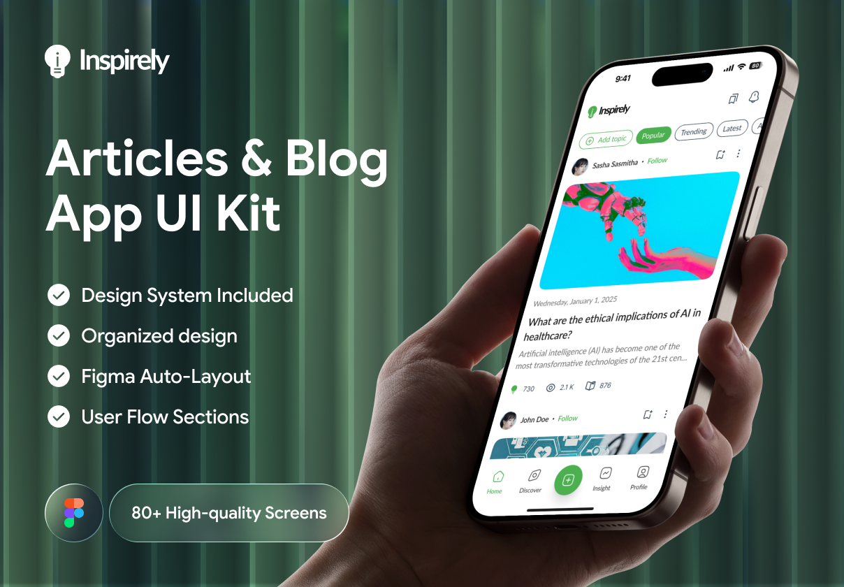 Inspirely UI Kit Preview